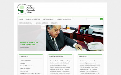grupojuridicoasociado.com screenshot