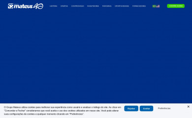 grupomateus.com.br screenshot