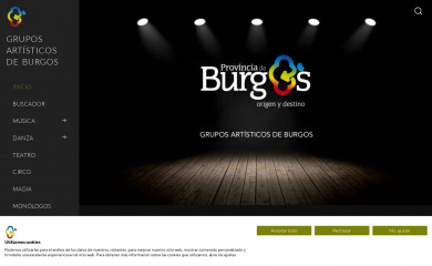 gruposartisticosburgos.es screenshot