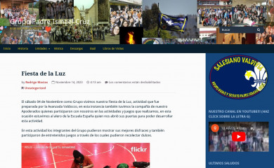 grupopadreismaelcruz.cl screenshot