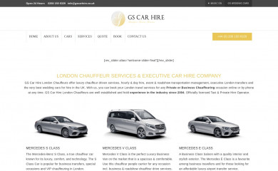 gscarhire.co.uk screenshot