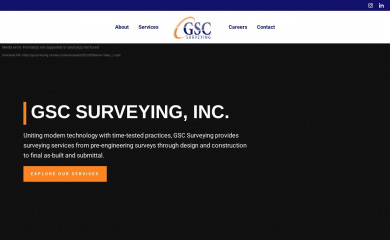 gscsurveying.com screenshot