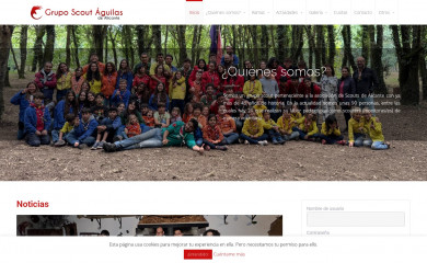 gsaguilas.org screenshot