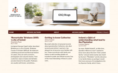 gsq-blogs.org.au screenshot