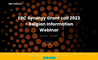 h2020-info-sessions.be screenshot