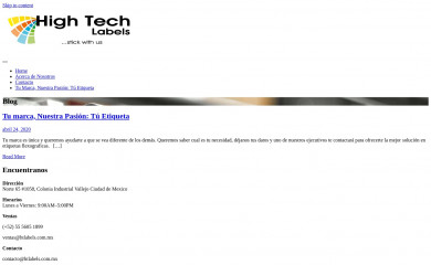 htlabels.com.mx screenshot