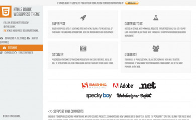 http://html5blank.com screenshot