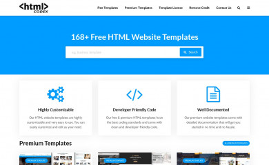 htmlcodex.com screenshot
