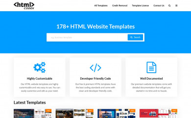htmlcodex.com screenshot