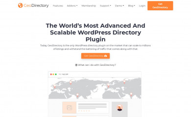 httpS://wpgeodirectory.com/ screenshot