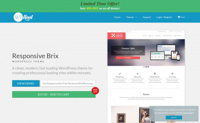 Responsive Brix Child screenshot