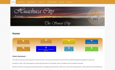 huachucacityaz.gov screenshot