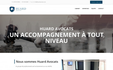 huardavocats.com screenshot