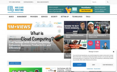 hubcloudhosting.com screenshot