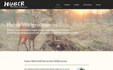 huber-wild.at screenshot
