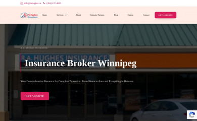 hughesinsurance.ca screenshot