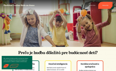 hudobne.sk screenshot