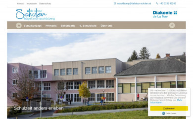 huegellandschule.at screenshot