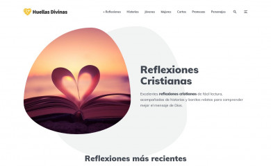 huellasdivinas.com screenshot