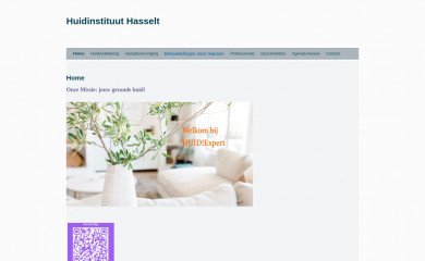 huidinstituuthasselt.be screenshot