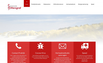 huisartsenpraktijkottengraf.nl screenshot