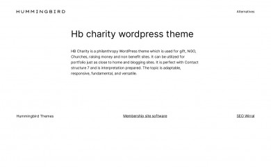 HB Charity screenshot
