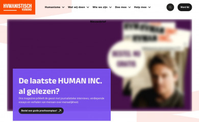 humanistischverbond.nl screenshot
