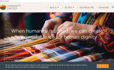 humanityunited.org screenshot
