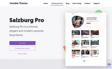 Salzburg Blog screenshot