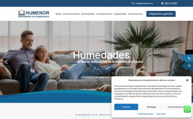 humedadesasturias.com screenshot
