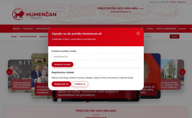 humencan.sk screenshot
