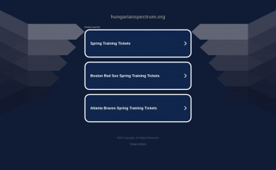 hungarianspectrum.org screenshot
