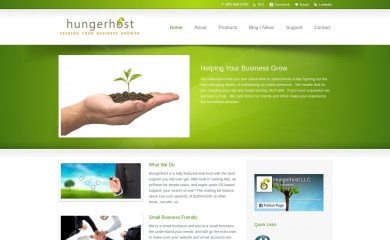 hungerhost.com screenshot
