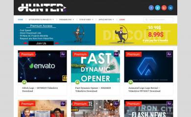 hunterae.com screenshot