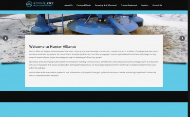 hunteralliance.com.au screenshot
