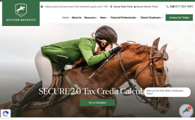 hunterbenefits.com screenshot