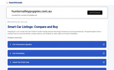 huntervalleypuppies.com.au screenshot