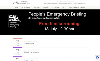 huntingtonmethodistchurch.co.uk screenshot