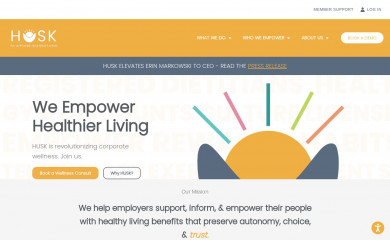 huskwellness.com screenshot