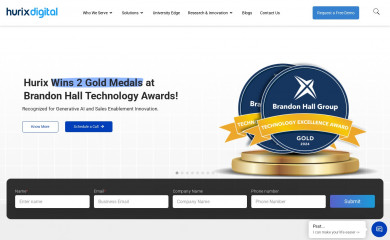 hurix.com screenshot