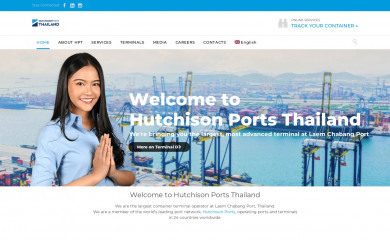 hutchisonports.co.th screenshot