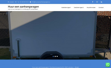 huureenaanhangwagen.eu screenshot