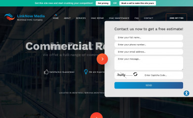 https://hvac5.linknow.com screenshot