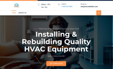 hvacrebuilders.com screenshot
