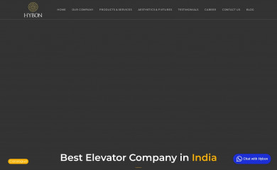 hybonelevators.com screenshot