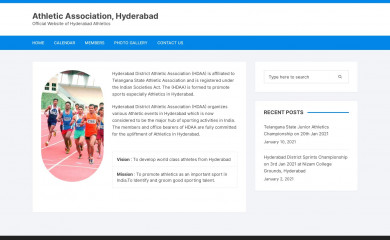 hyderabadathletics.com screenshot