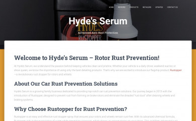 hydes-serum.com screenshot