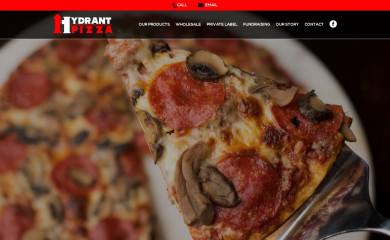 hydrantpizza.com screenshot
