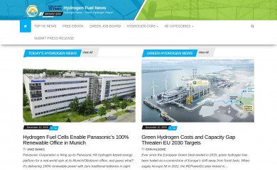 hydrogenfuelnews.com screenshot