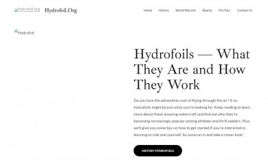 hydrofoil.org screenshot